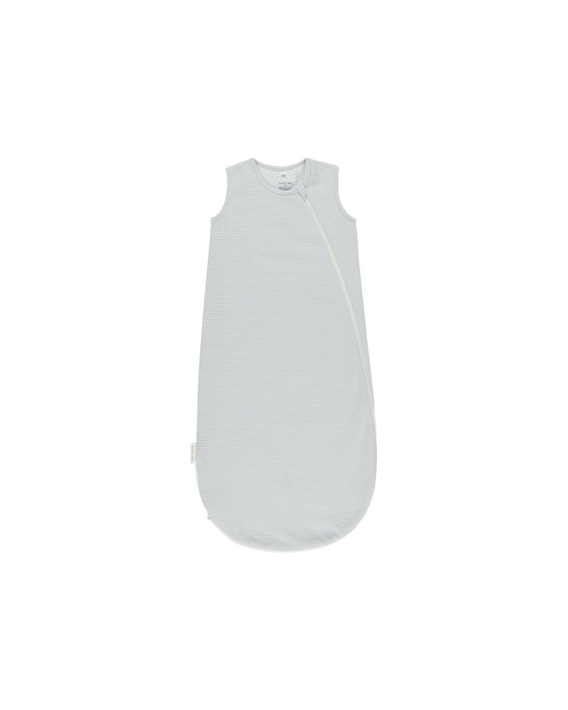 Quincy Mae Jersey Sleep Bag - Sky Micro Stripe