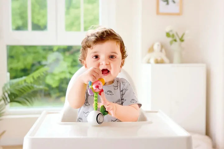 Hape Shake 'n Sparkle Flower Rattle