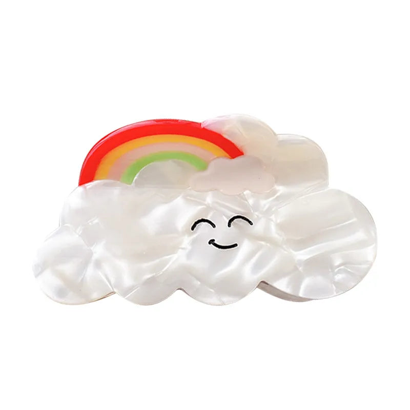 Hopscotch Kids Rainbow Cloud Hair Claw Clip