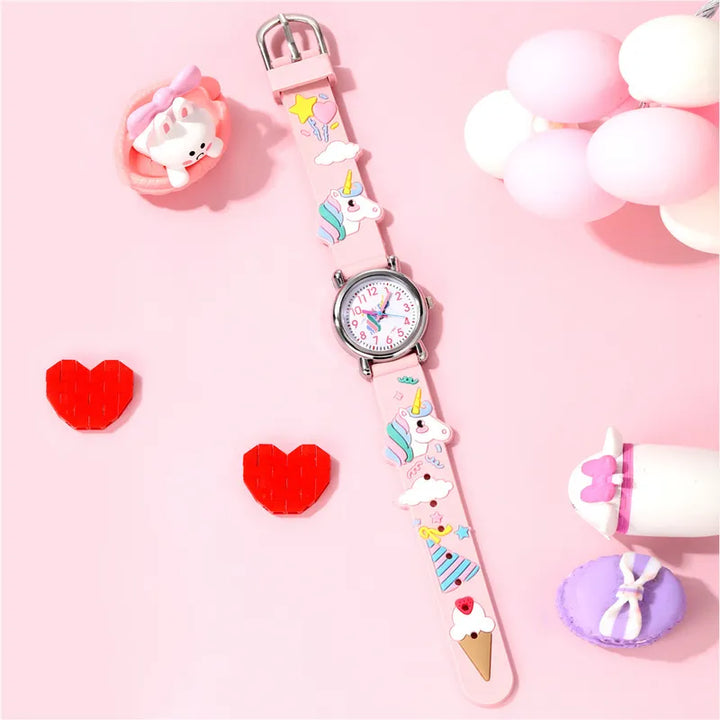 Hopscotch Kids Cute Buckle Quartz Kids Watches