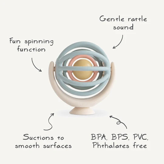 Mushie Suction Spinner Ball
