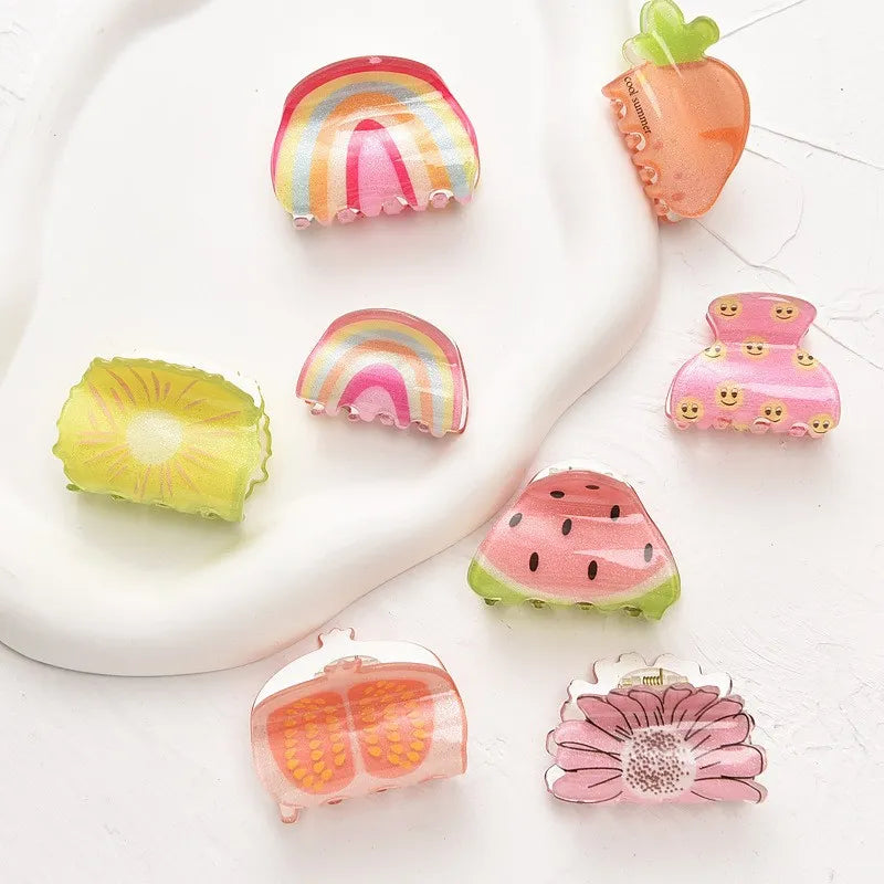 Hopscotch Kids Fruit Flower Claw Hair Clips