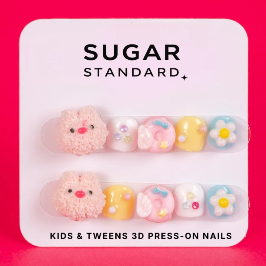 Sugar Standard Kids 3D Press-On Nails – Sweet & Squishy
