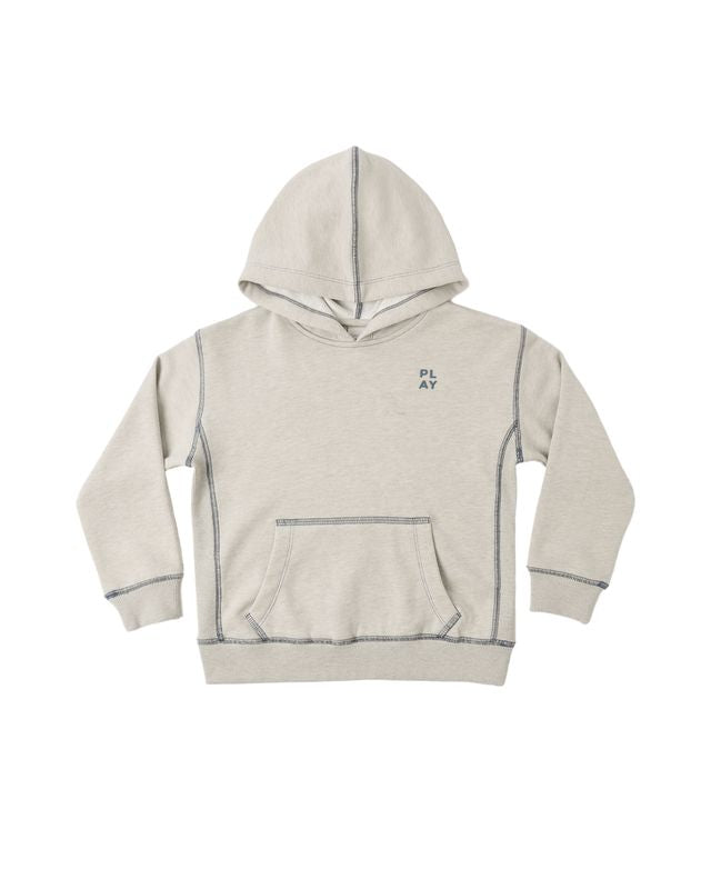 Rylee + Cru Play x Play Coast Hoodie - Heathered Oatmeal