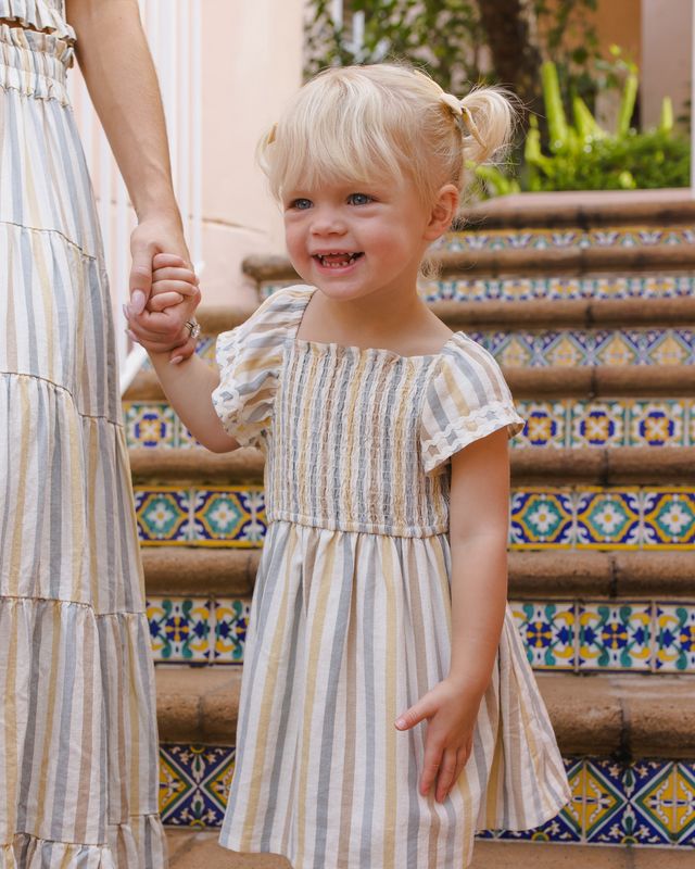 Rylee + Cru Lindsay Dress - Valencia Stripe
