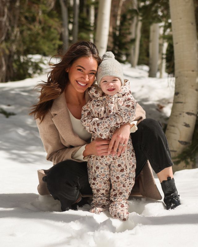 Rylee + Cru Puffer Snowsuit - Posy