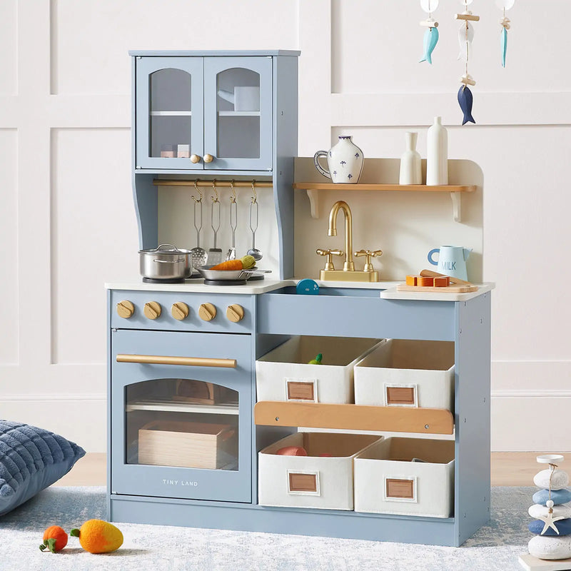 Tiny Land® Serenity Play Kitchen - Lagoon Blue