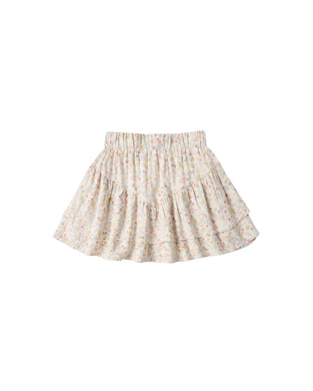 Rylee + Cru Tiered Mini Skirt - Summer Garden