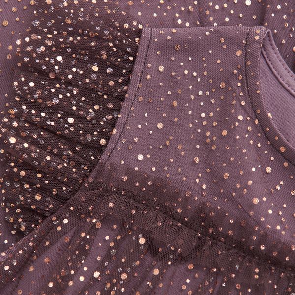 Creamie Mesh Sparkle Dress - Sea Fog