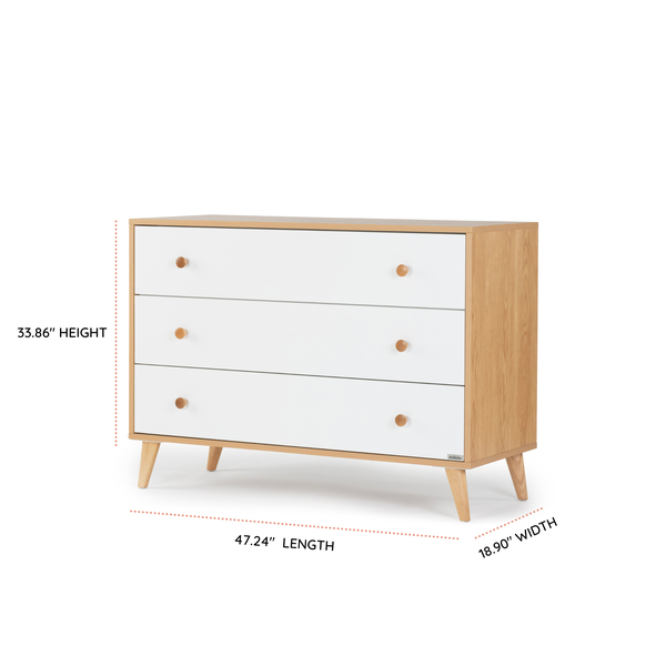 Dadada Austin 3-Drawer Dresser