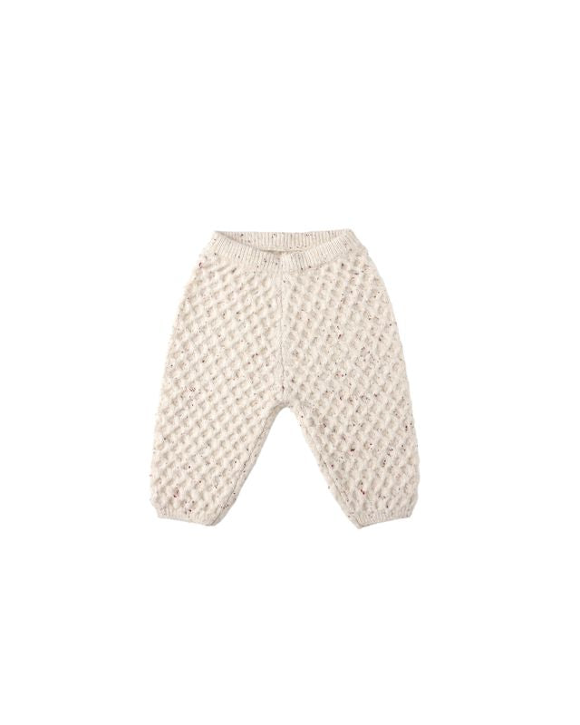 Rylee + Cru Knit Pant - Natural Speckled