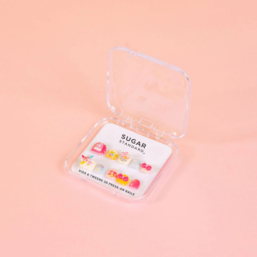 Sugar Standard Tween 3D Press-On Nails – Twirl and Friends
