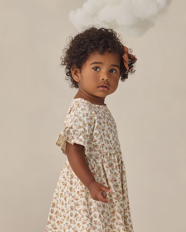 Quincy Mae Bamboo Babydoll Dress - Wildflower