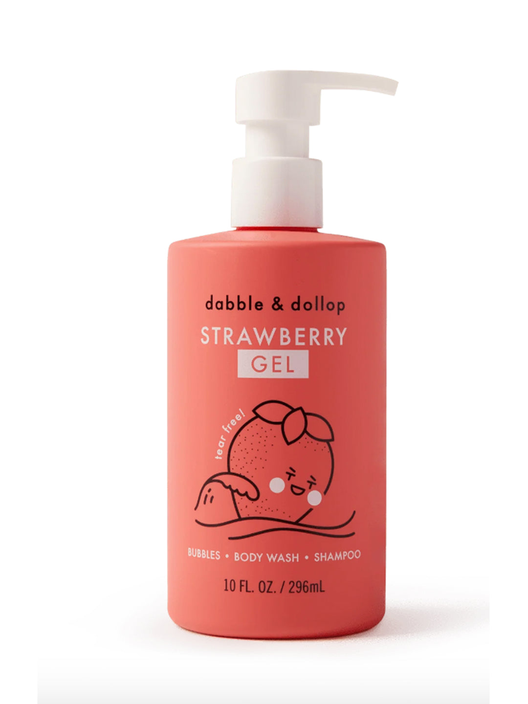 Dabble & Dollop Strawberry Gel - Bubbles, Body Wash, and Shampoo