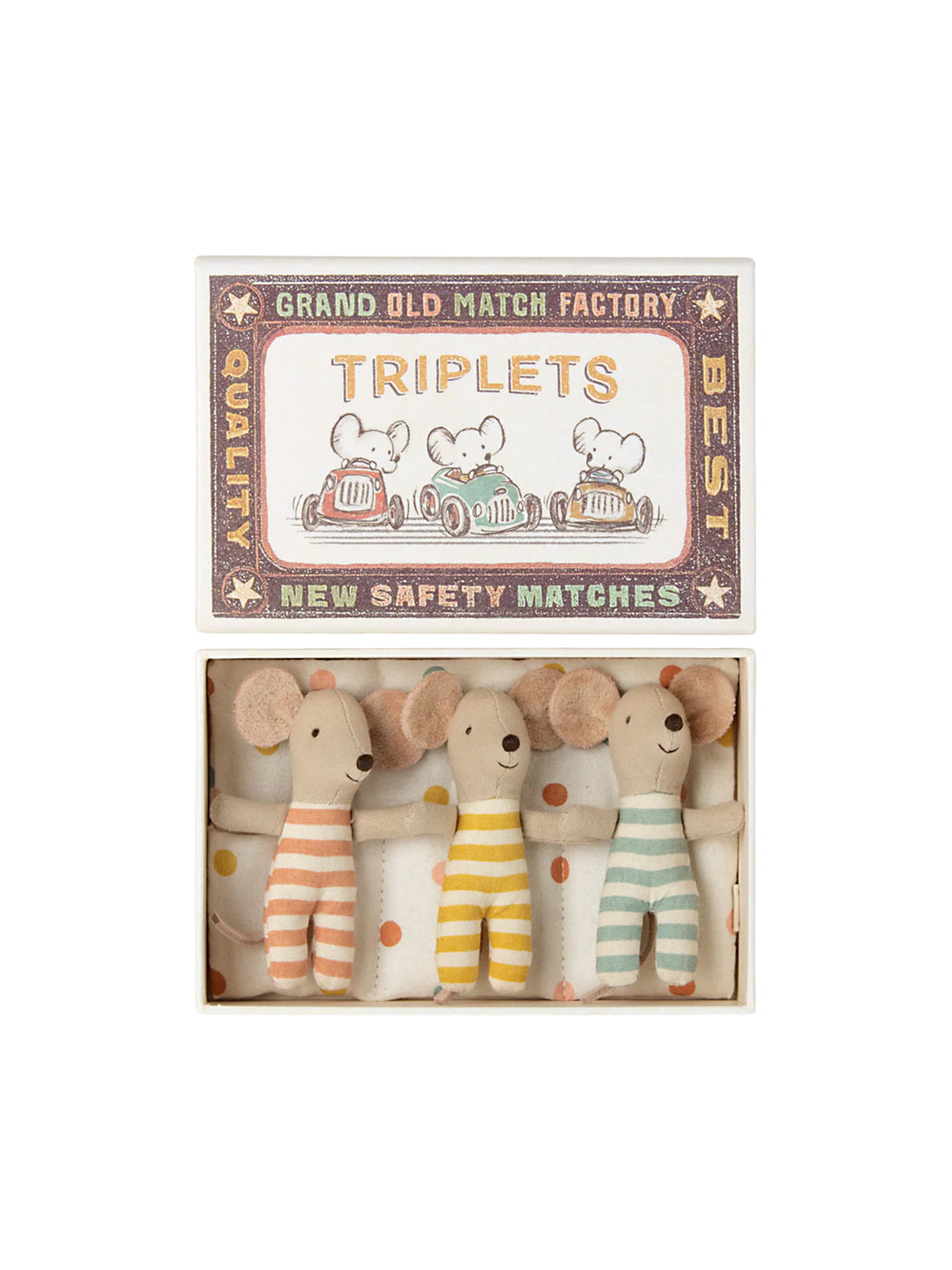 Maileg Baby Triplets In Box