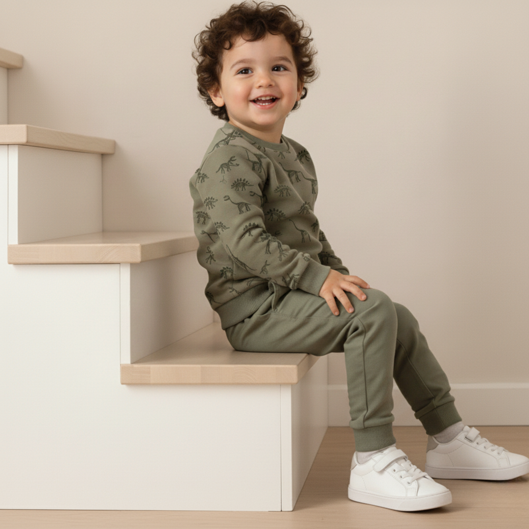 Makemake Organics Fleece Sweatshirt - Dino