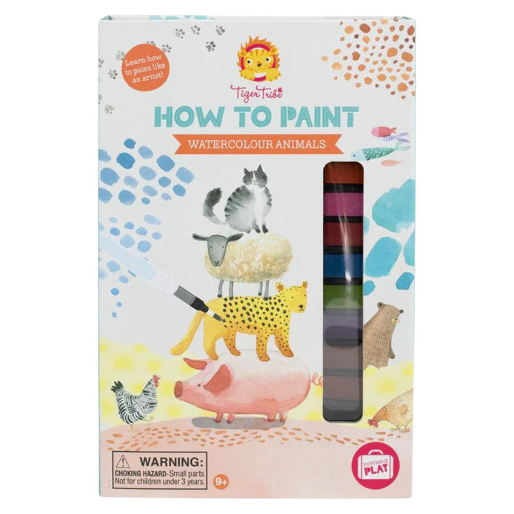Tiger Tribe How To Paint Watercolor Animals