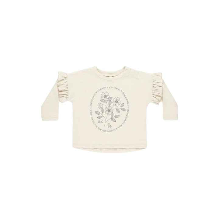 Rylee + Cru Ruffle Long Sleeve Tee - Wildflowers