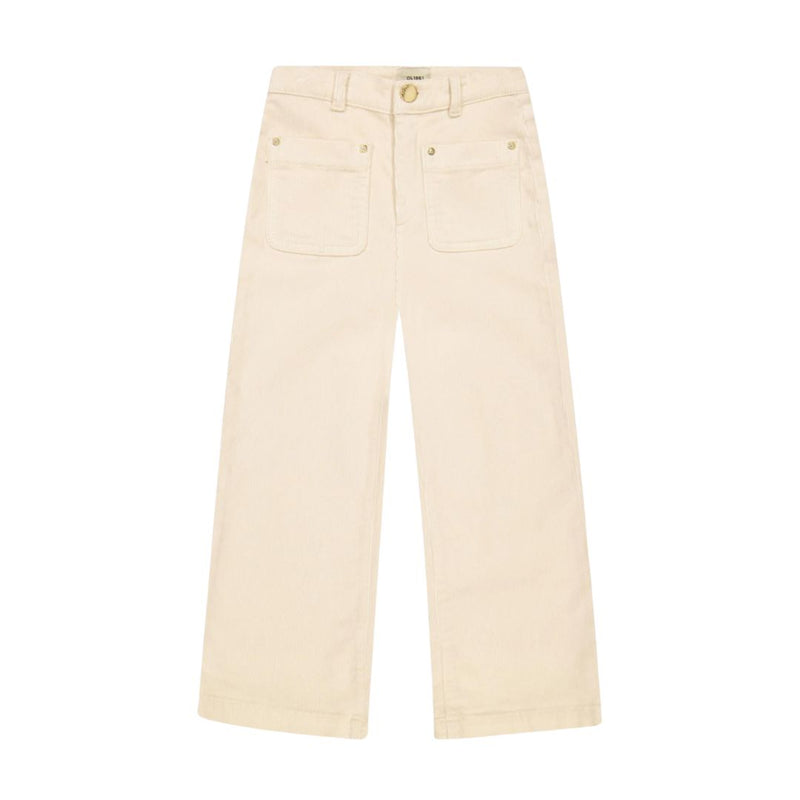 DL1961 Lily Wide Leg Corduroy Pants - Manilla