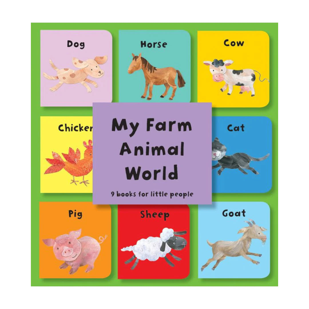 My Farm Animal World: 9 Books For Little People