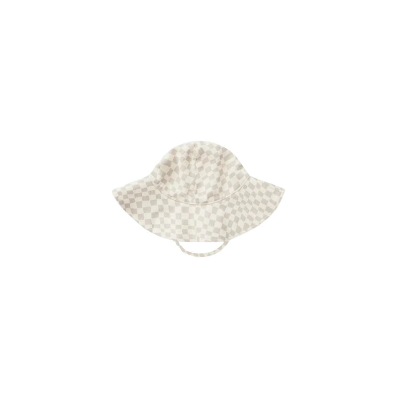 Rylee + Cru Floppy Sun Hat - Dove Check