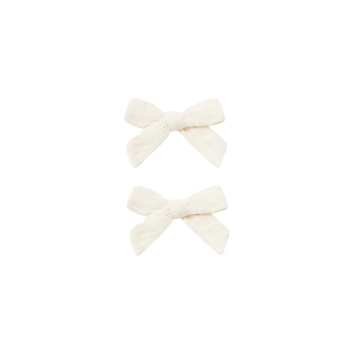 Rylee + Cru Bow With Clip - Ivory