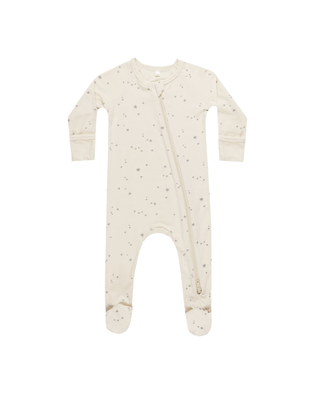 Quincy Mae Bamboo Zip Footie - Twinkle