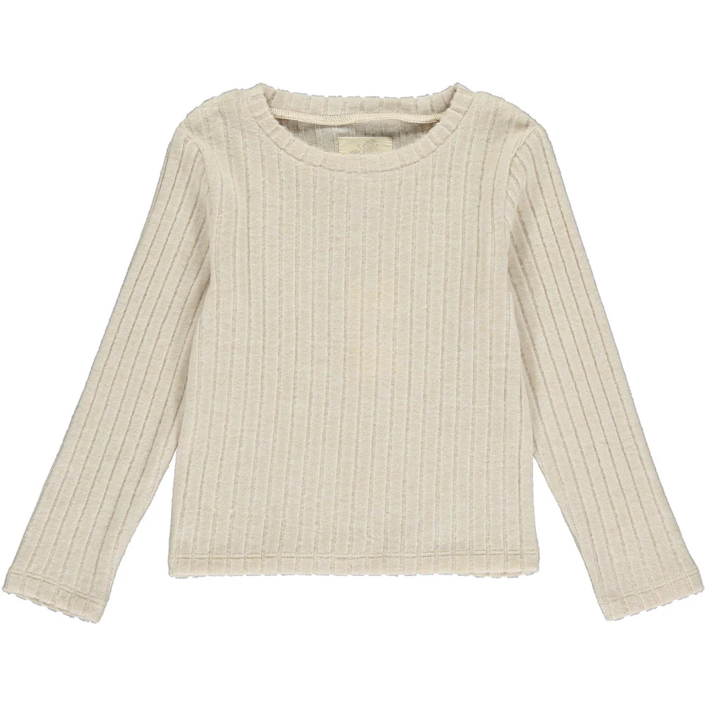 Vignette Nikki ribbed t-shirt - tan