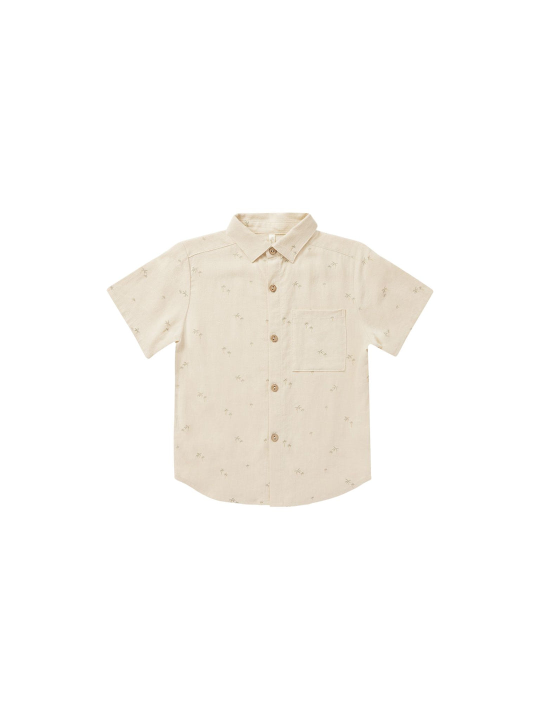 Rylee + Cru Collared Short Sleeve Shirt - Palm