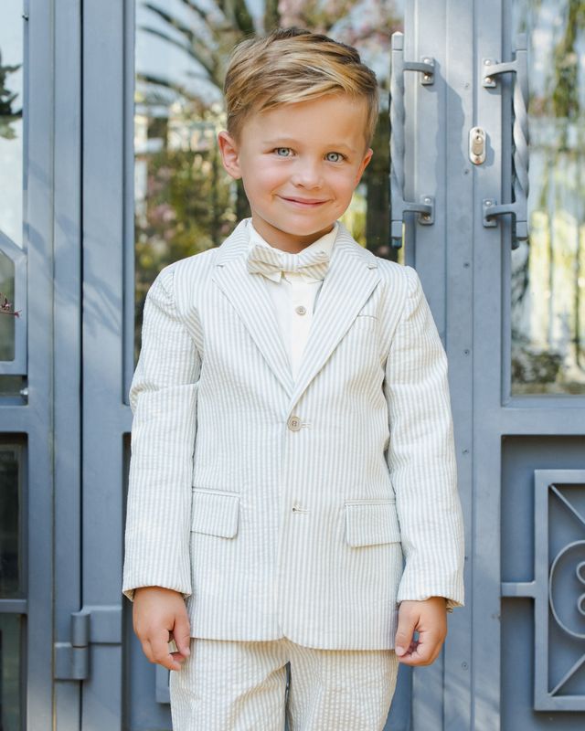 Noralee Sebastian Blazer - Sky Stripe