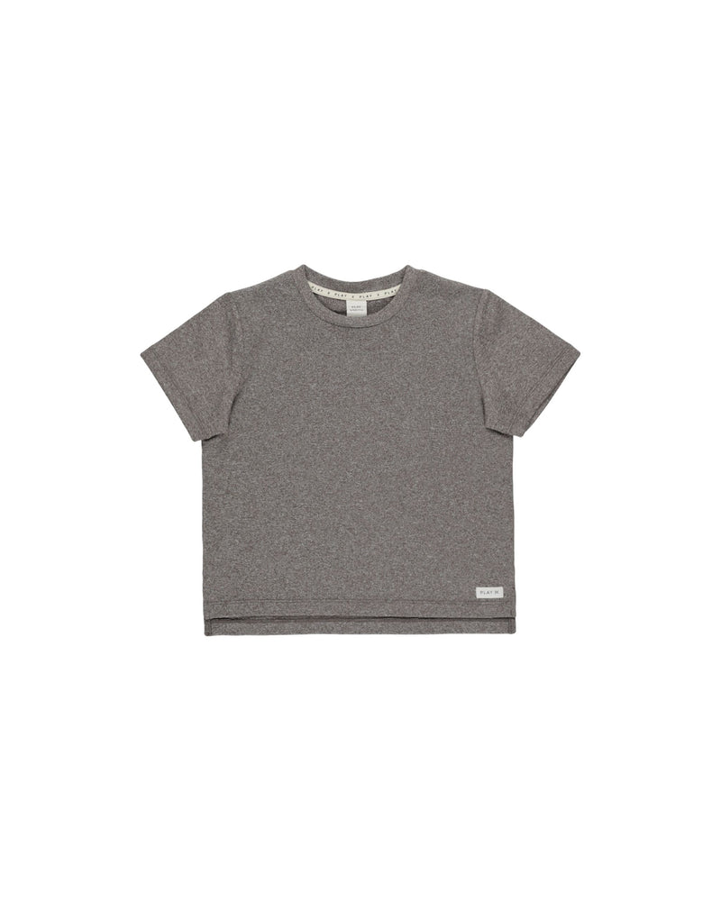 Rylee + Cru Cove Essential Tee - Heathered Grey
