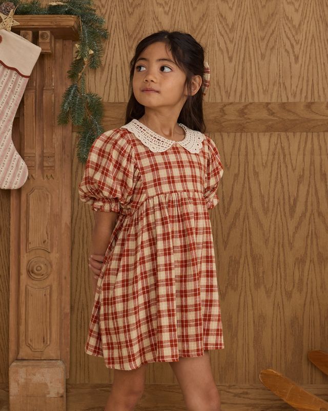 Rylee + Cru Heidi Dress - Red Plaid