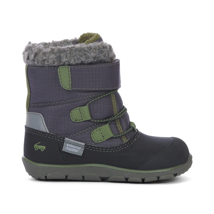 See Kai Run Gilman Waterproof Insulated Boot - Dark Gray