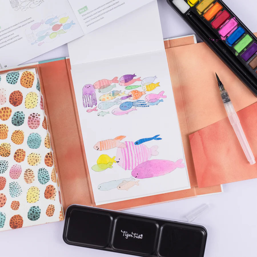 Tiger Tribe How To Paint Watercolor Animals