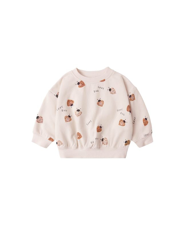 Quincy Mae Relaxed Sweatshirt - Love Bug