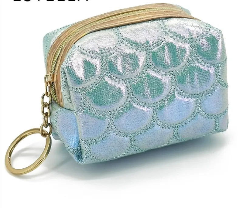 Hopscotch Kids Mermaid Scale Zip Coin Purse