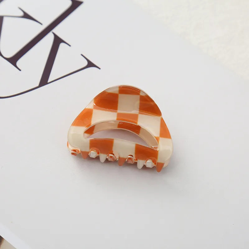 Hopscotch Kids Checkerboard Claw Hair Clips