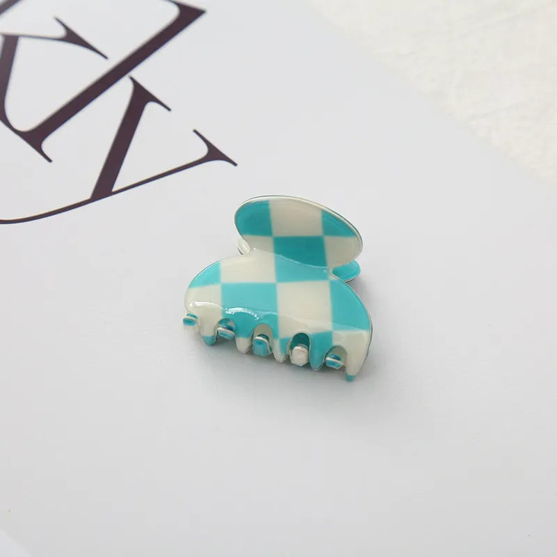 Hopscotch Kids Checkerboard Claw Hair Clips