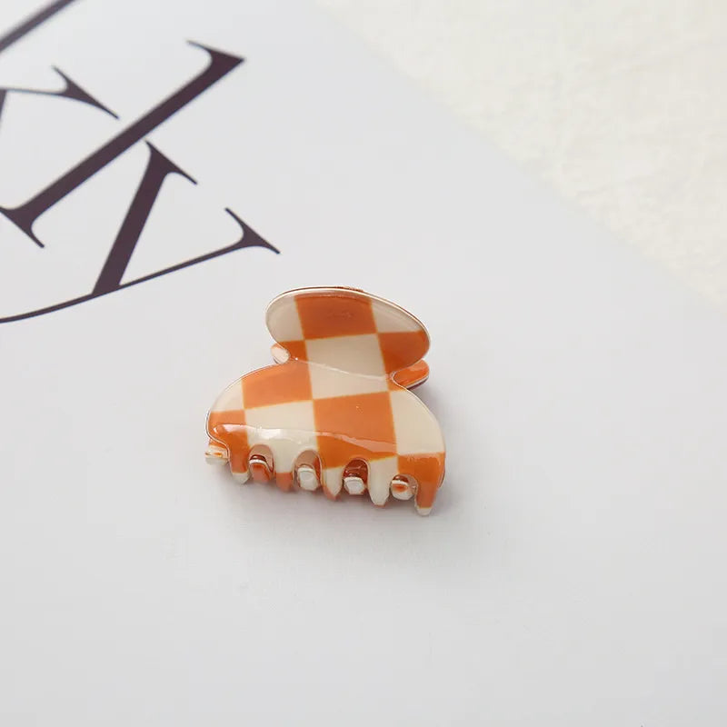 Hopscotch Kids Checkerboard Claw Hair Clips