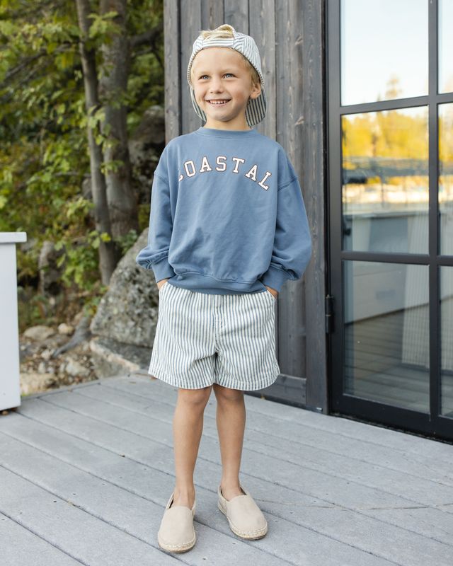 Rylee + Cru Relaxed Sweatshirt - Coastal