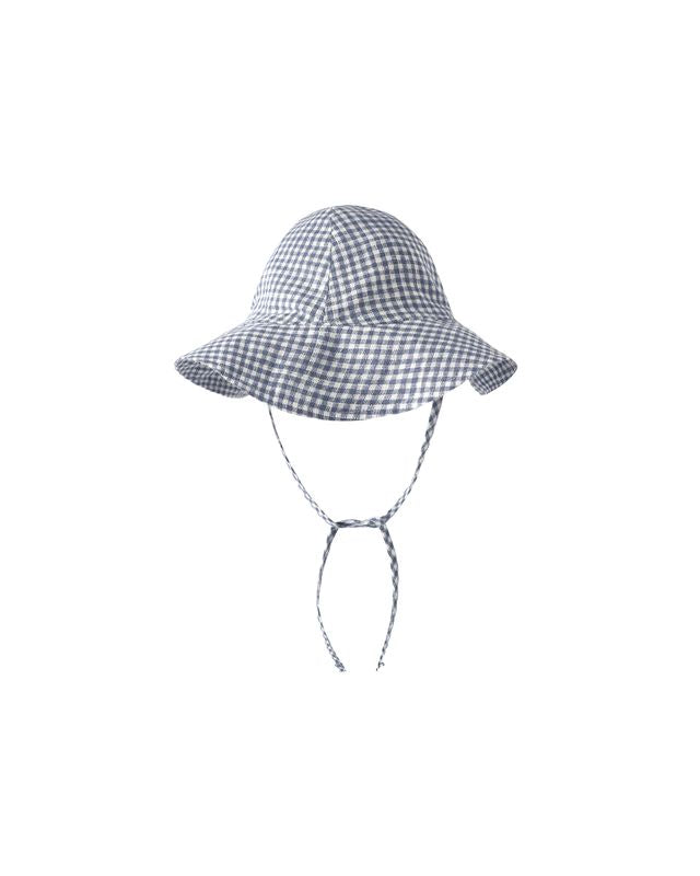 Rylee + Cru Floppy Sunhat - Marine Gingham