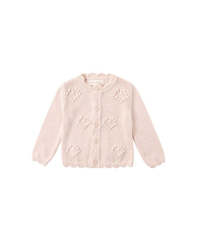 Quincy Mae Knit Cardigan - Petal
