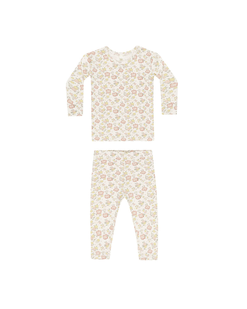 Quincy Mae Bamboo Pajama Set - Bloom