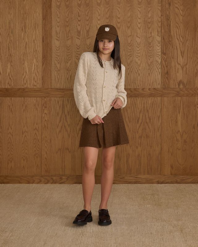 Rylee + Cru Teen Cheyenne Cardigan - Heathered Oatmeal