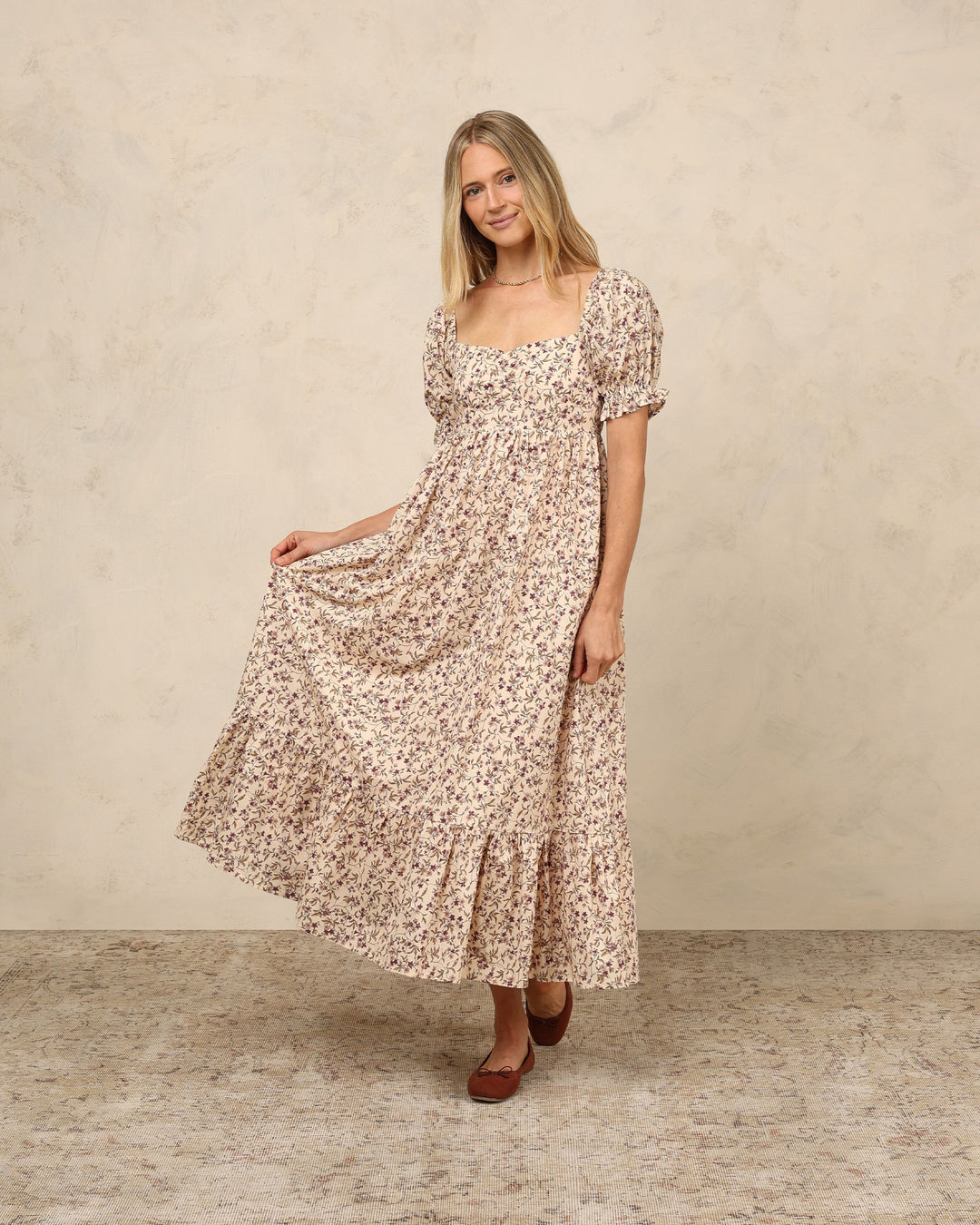 Noralee Chloe Dress - Floral Fig