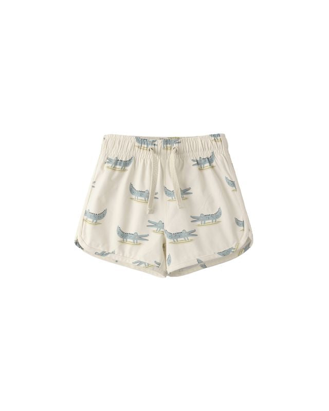 Rylee + Cru Swim Trunk - Alligators