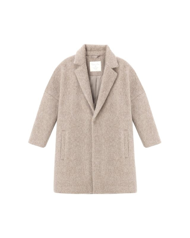 Rylee + Cru Presley Longline Coat - Camel