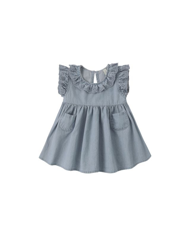 Quincy Mae Sophie Dress - Chambray