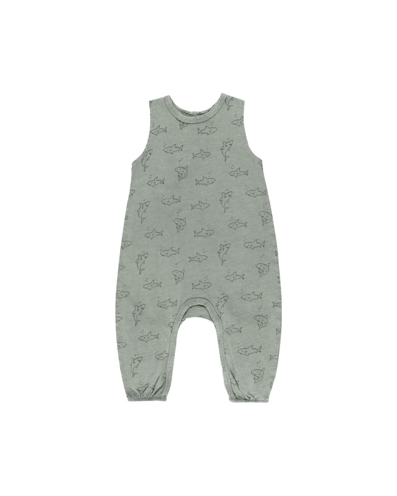 Rylee + Cru Mills Jumpsuit - Sharks