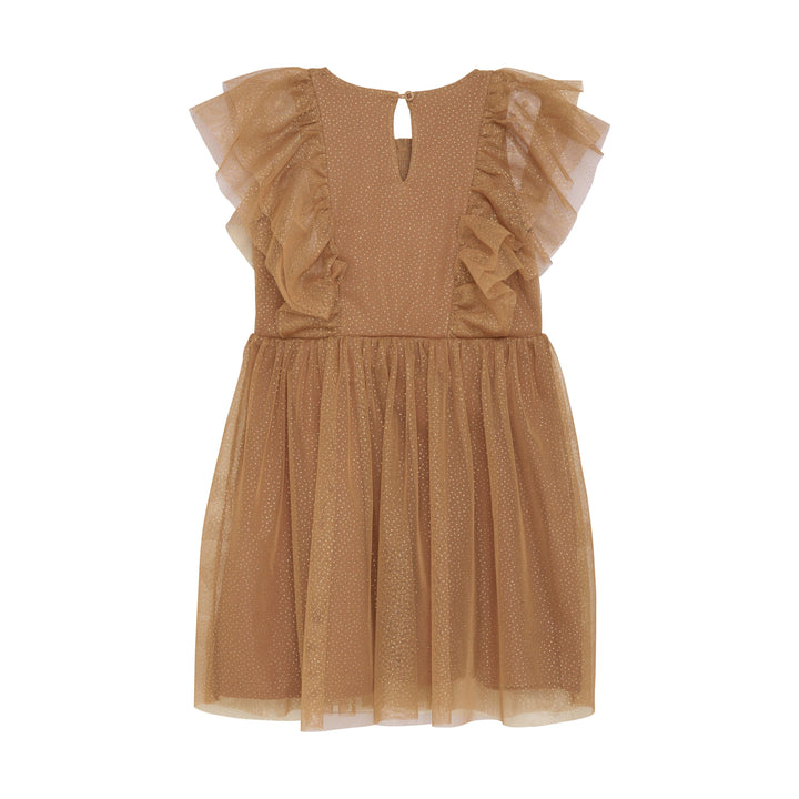 Minymo Golden Wheat Tulle Dress